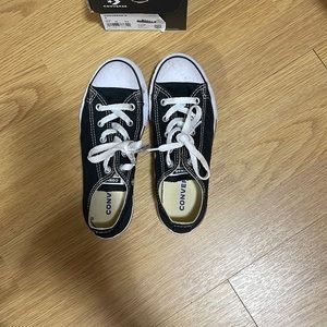 KIDS CONVERSE BLACK ALLSTAR OX!!